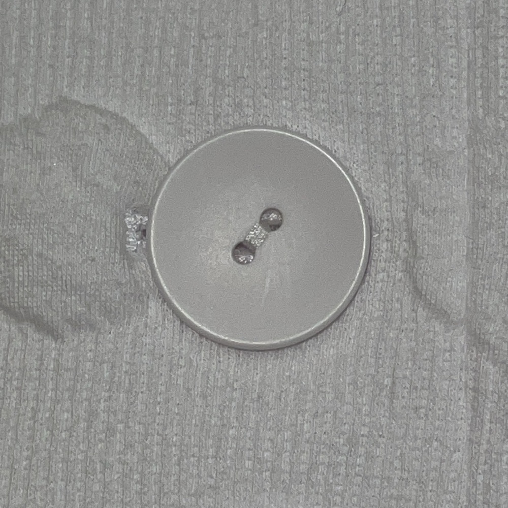 Multiples White Cotton Blend Button Down Jacket S… - image 6